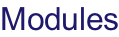 Modules
